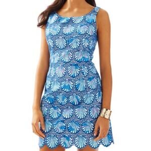 Lilly Pulitzer Aralyn Shell Eyelet Shift Dress 2
